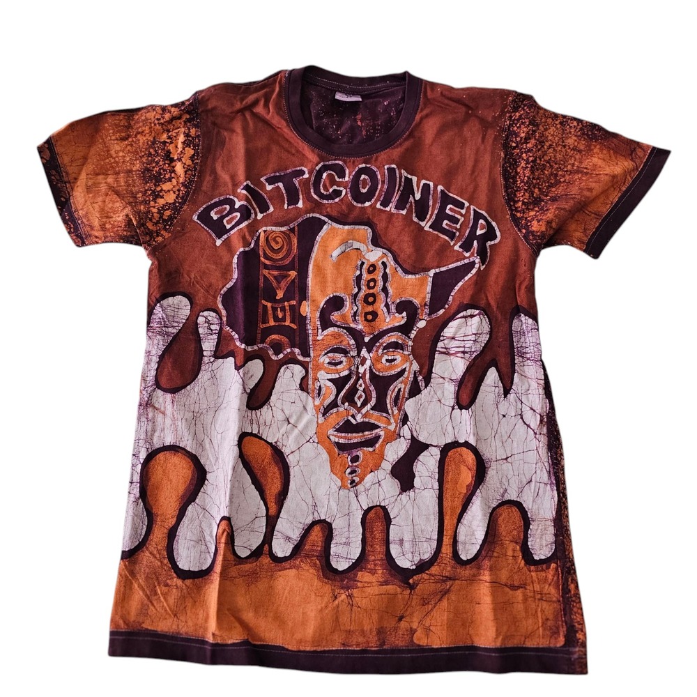Bitcoiner Men's Tee Shirt Crypto‎ Cryptocurrency Bitcoin 100% Cotton Size Small